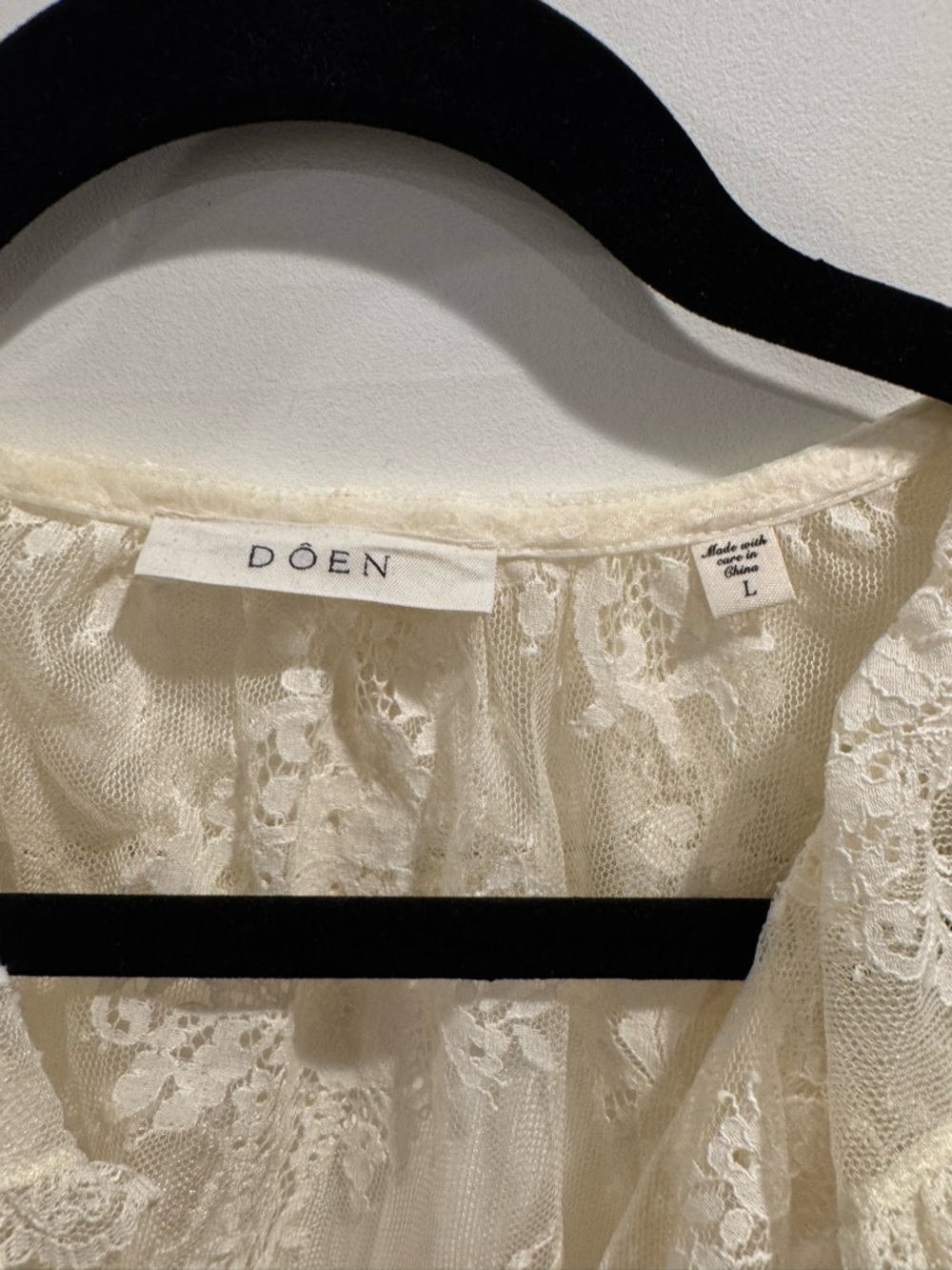 Doen Henri lace top in sea salt - Picture 7 of 10